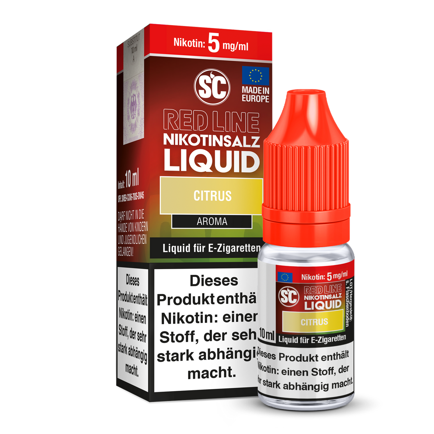 SC - Red Line - Citrus - Nikotinsalz Liquid 10ml