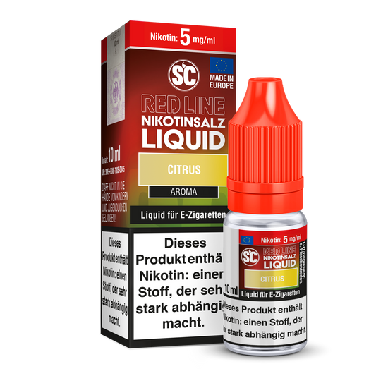 SC - Red Line - Citrus - Nikotinsalz Liquid 10ml