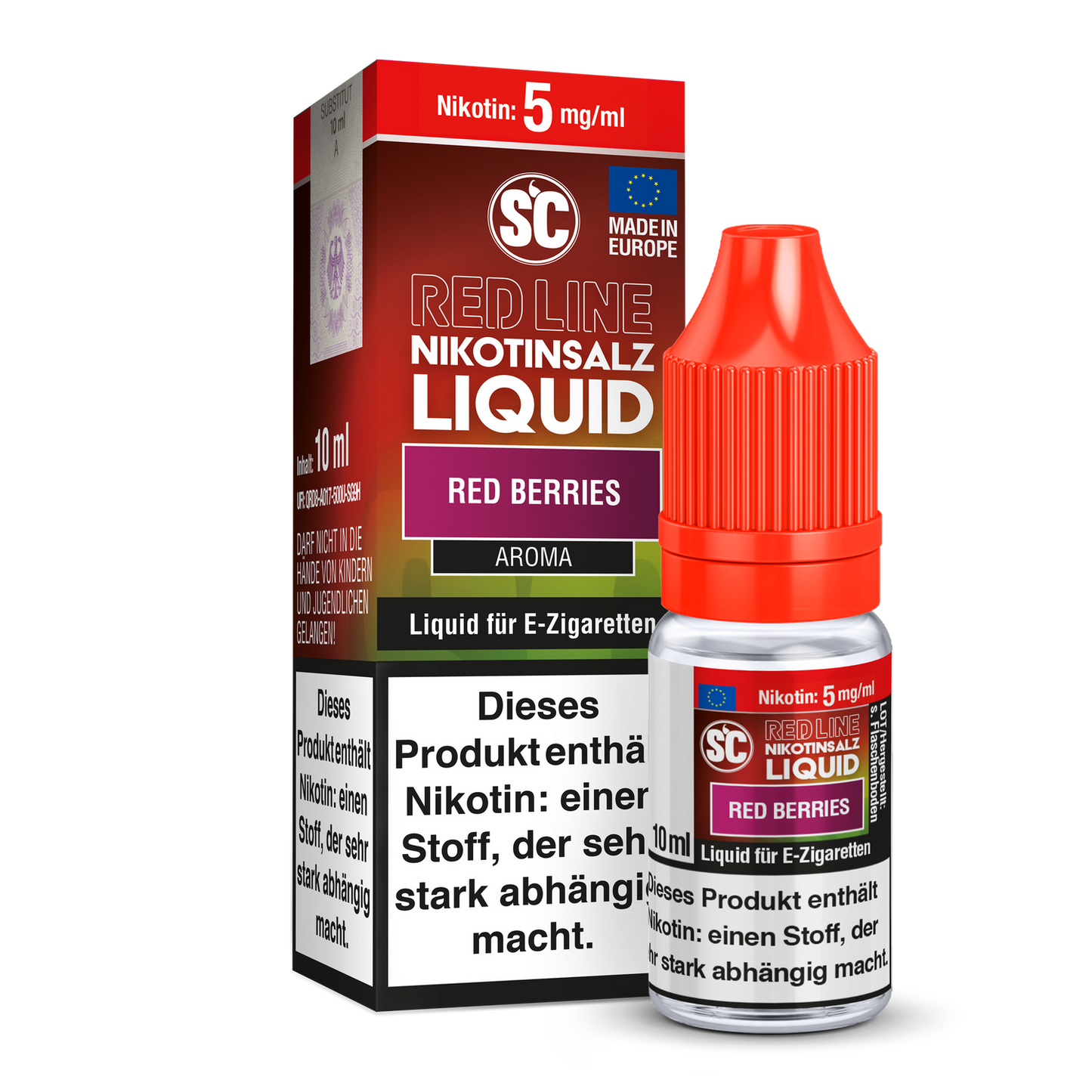 SC - Red Line - Red Berries - Nikotinsalz Liquid 10ml