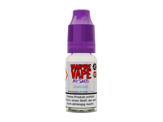 Vampire Vape - Black Jack - Nikotinsalz Liquid 10ml