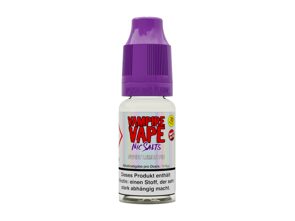 Vampire Vape - Sweet Lemon Pie - Nikotinsalz Liquid 10ml