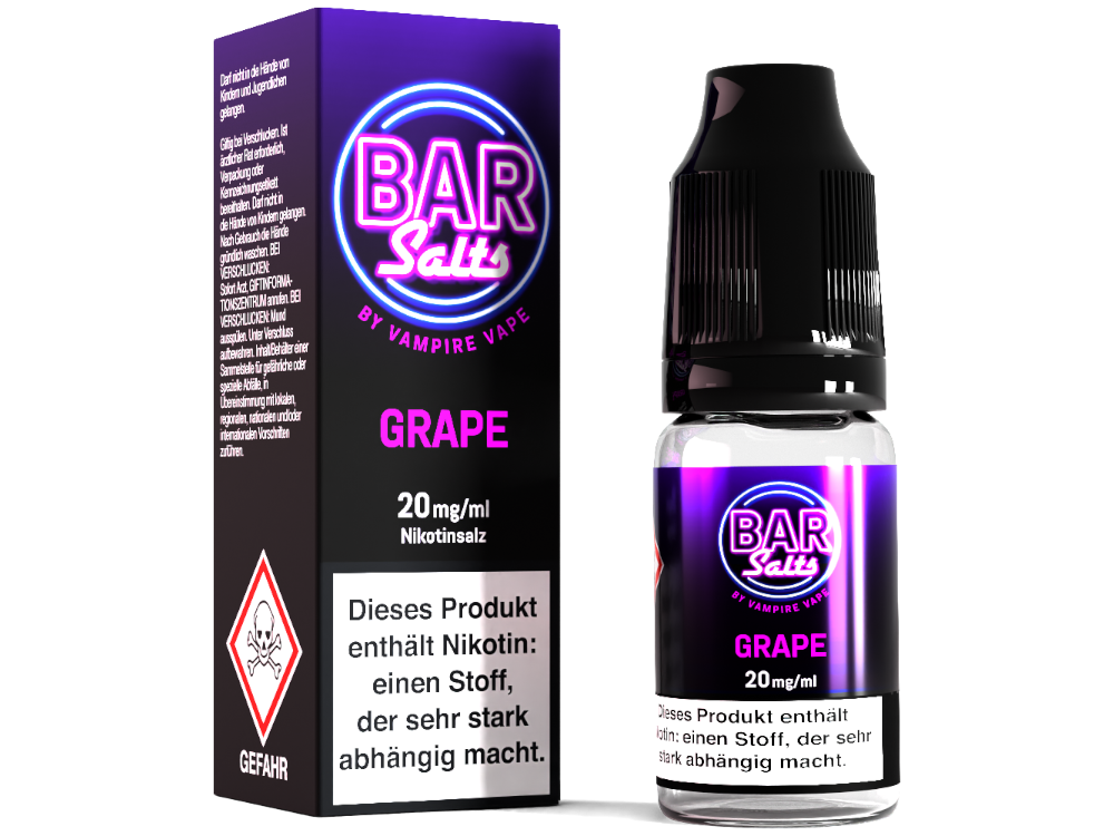 Vampire Vape - Bar Salts - Nikotinsalz Liquid 10ml - Grape