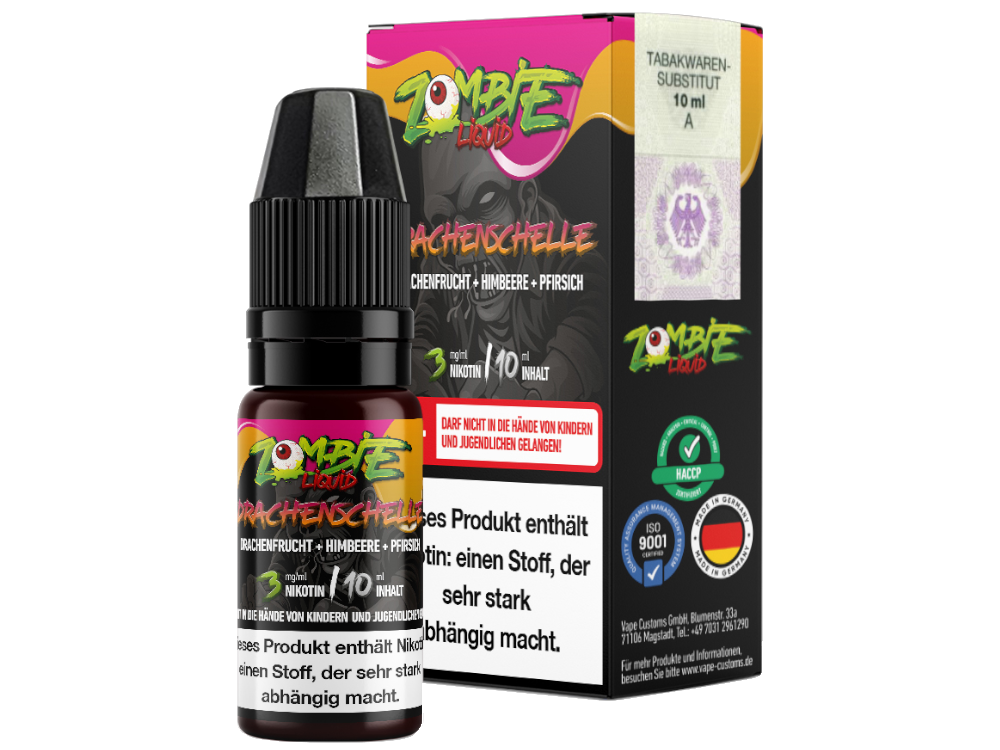 Zombie - E-Zigaretten Liquid 10ml - Drachenschelle