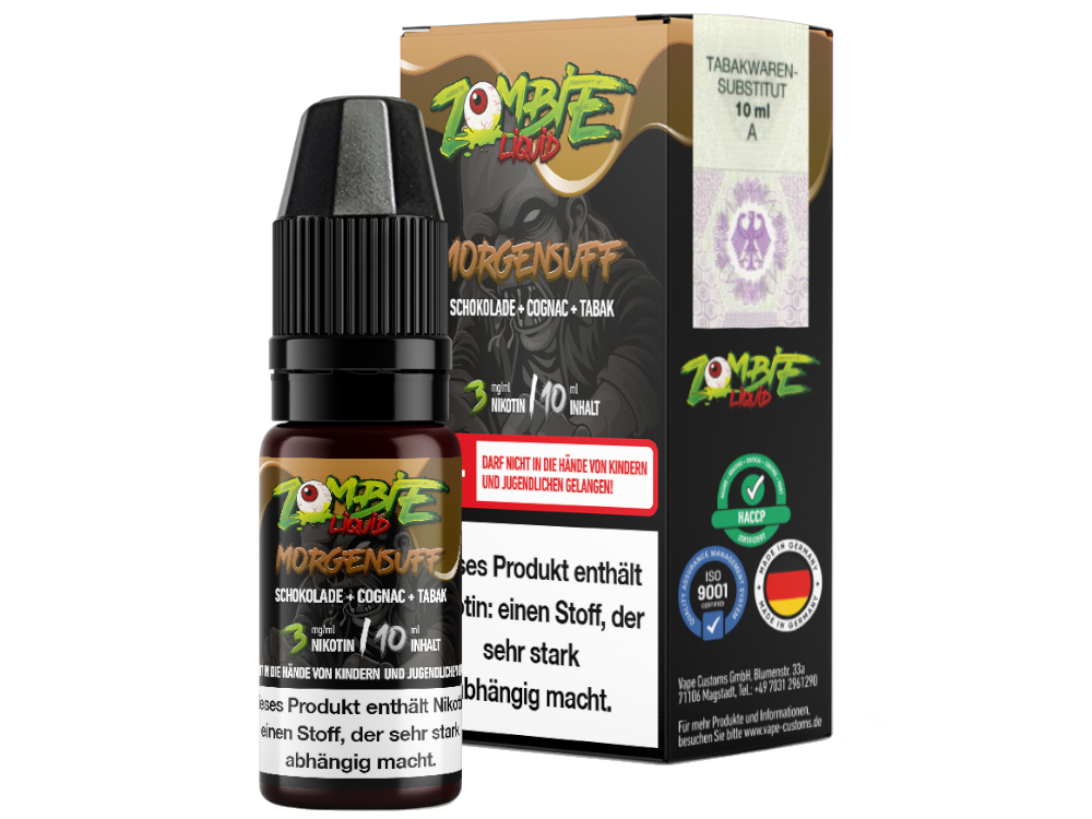 Zombie - E-Zigaretten Liquid 10ml - Morgensuff