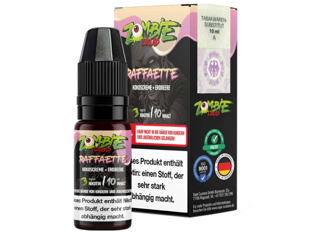 Zombie - E-Zigaretten Liquid 10ml - Raffaette