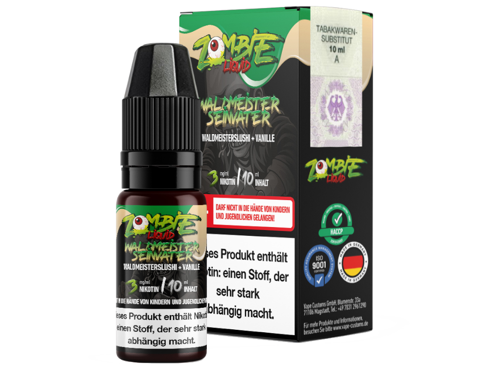 Zombie - E-Zigaretten Liquid 10ml - WaldmeisterseinVater