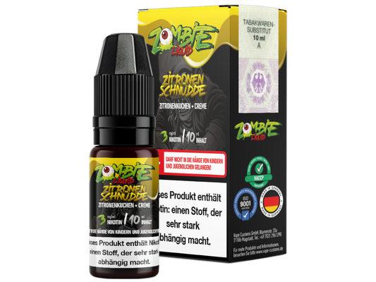 Zombie - E-Zigaretten Liquid 10ml - Zitronenschnüdde