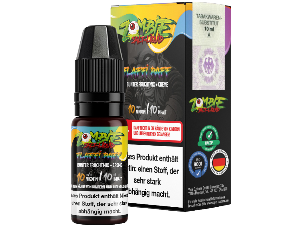 Zombie - Nikotinsalz Liquid 10ml - Flaffi Paff