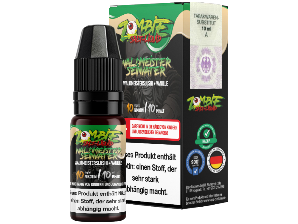 Zombie - Nikotinsalz Liquid 10ml - WaldmeisterseinVater