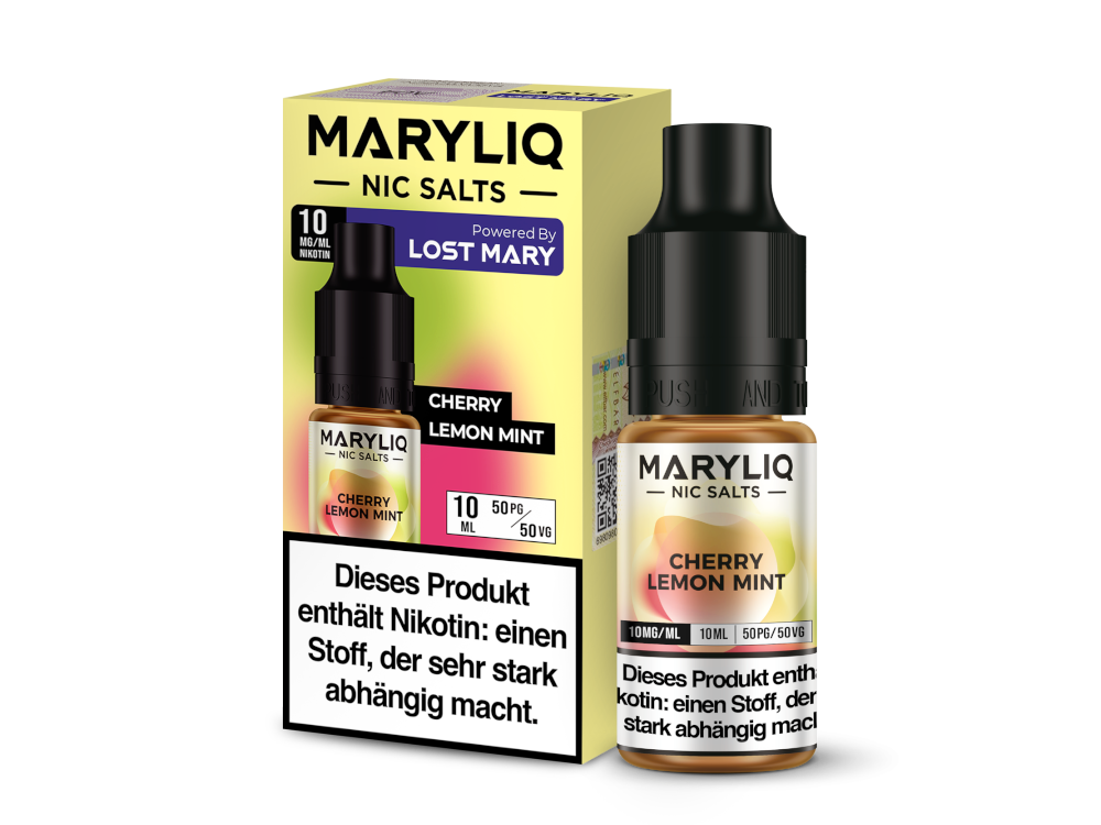 MARYLIQ - Nikotinsalz Liquid 10ml - Cherry Lemon Mint