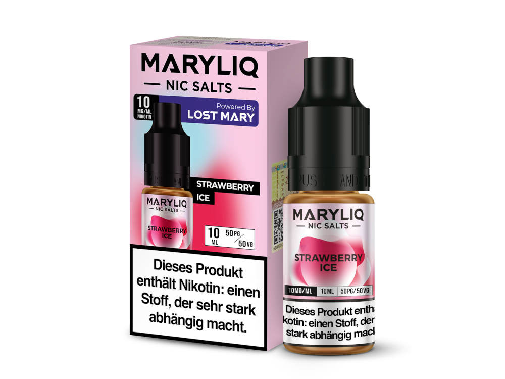 MARYLIQ - Nikotinsalz Liquid 10ml - Strawberry Ice