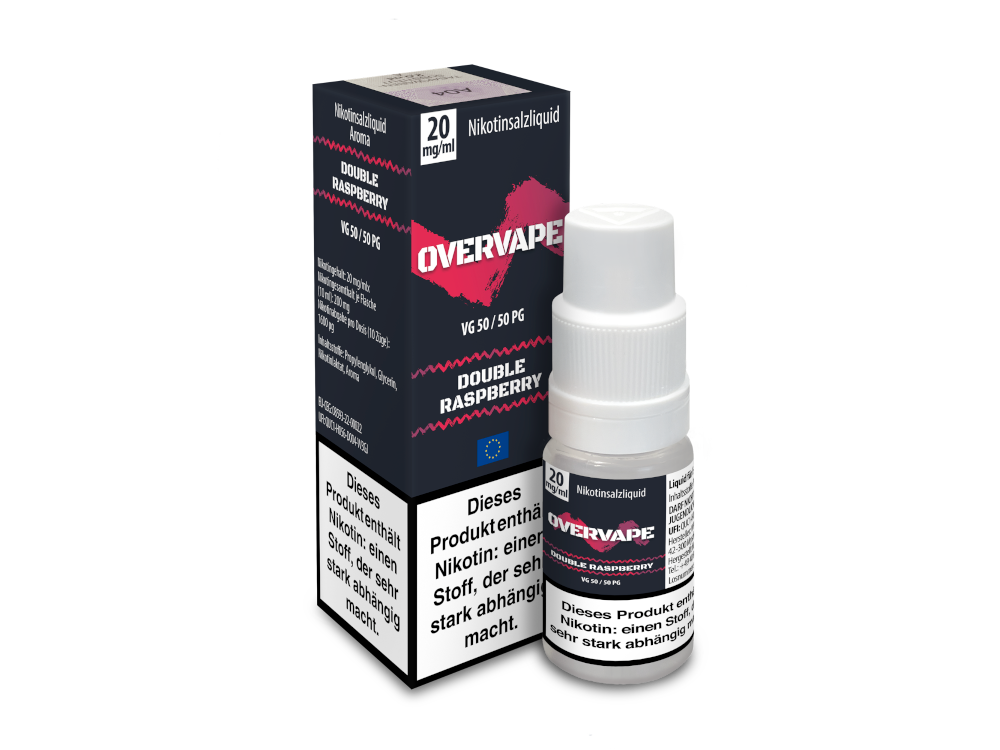 Overvape - Nikotinsalz Liquid 10ml - Double Raspberry