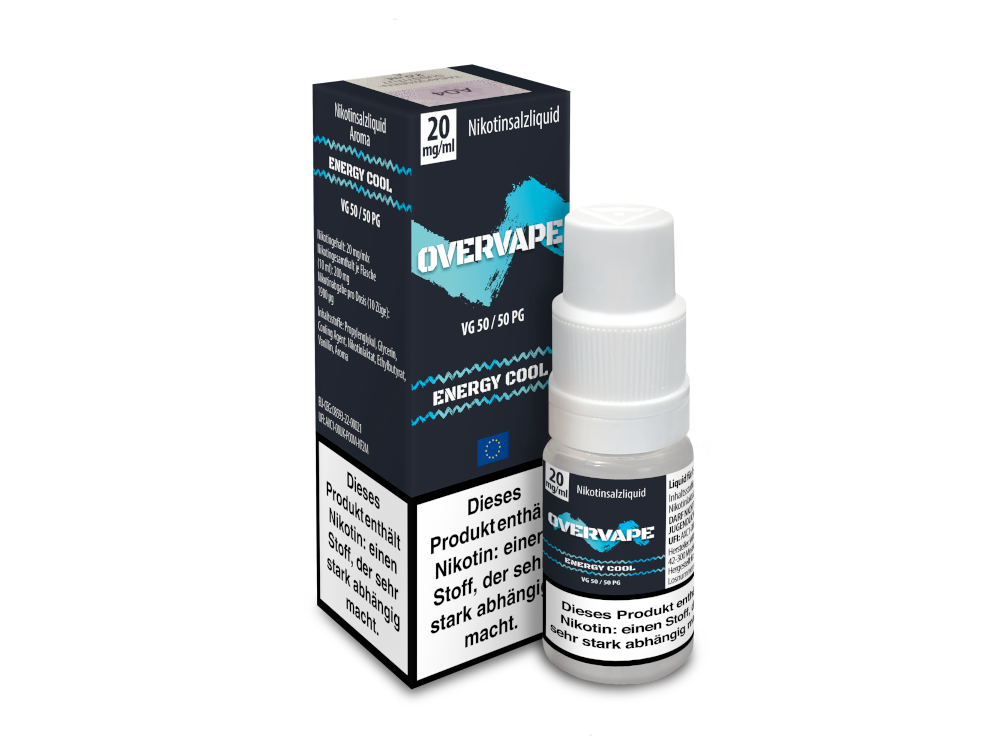 Overvape - Nikotinsalz Liquid 10ml - Energy Cool