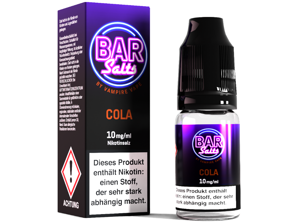 Vampire Vape - Bar Salts - Nikotinsalz Liquid 10ml - Cola