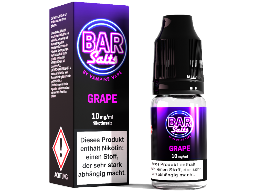 Vampire Vape - Bar Salts - Nikotinsalz Liquid 10ml - Grape