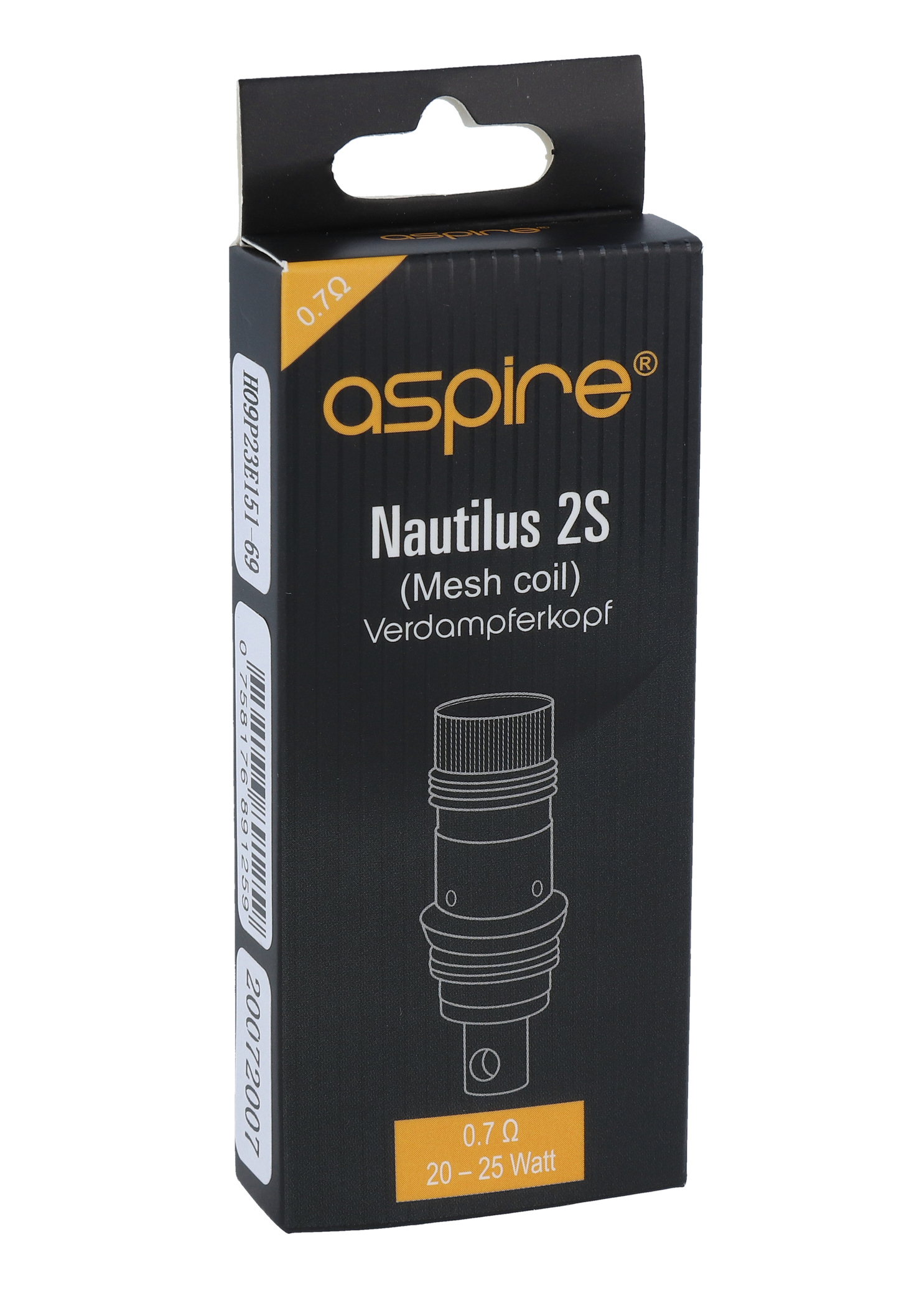 Aspire Nautilus 2S Mesh Heads 0,7 Ohm (5 Stück pro Packung)