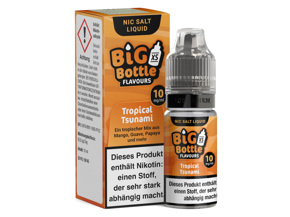 Big Bottle - Tropical Tsunami - Nikotinsalz Liquid 10ml