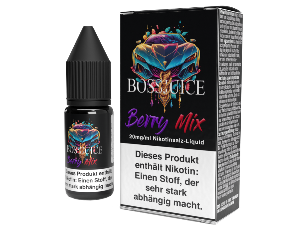 Boss Juice - Berry Mix - Nikotinsalz Liquid 10ml