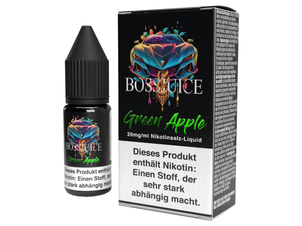 Boss Juice - Green Apple - Nikotinsalz Liquid 10ml