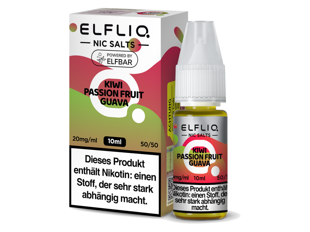 ELFLIQ - Kiwi Passion Fruit Guava - Nikotinsalz Liquid 10ml