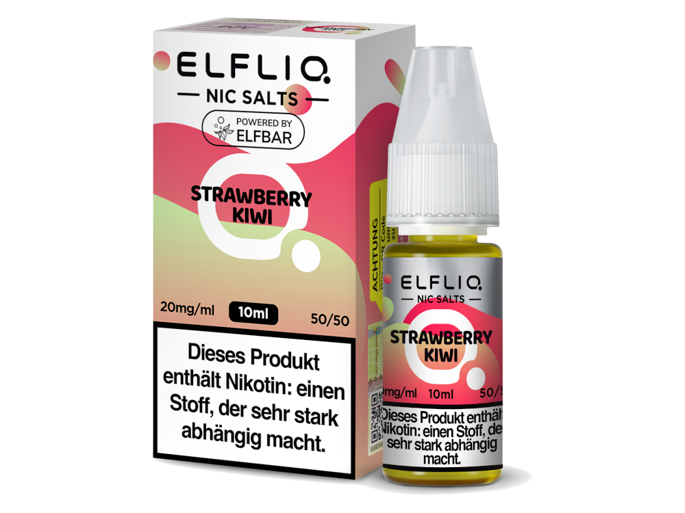 ELFLIQ - Strawberry Kiwi - Nikotinsalz Liquid 10ml