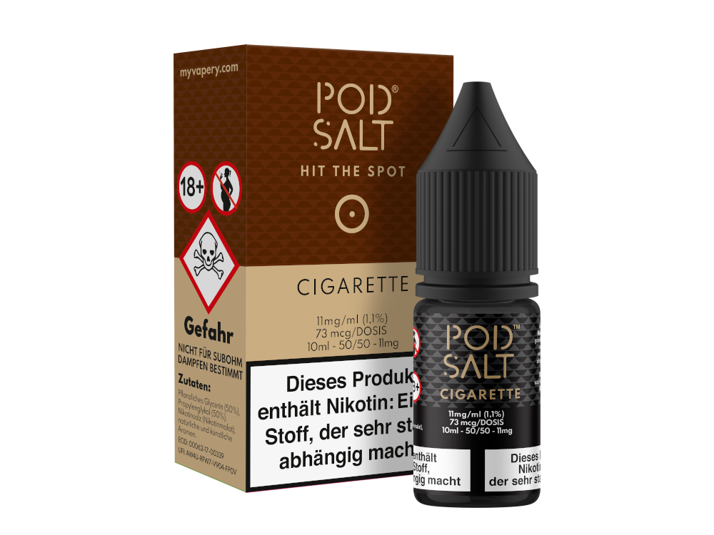 Pod Salt - Cigarette - E-Zigaretten Nikotinsalz Liquid 10ml