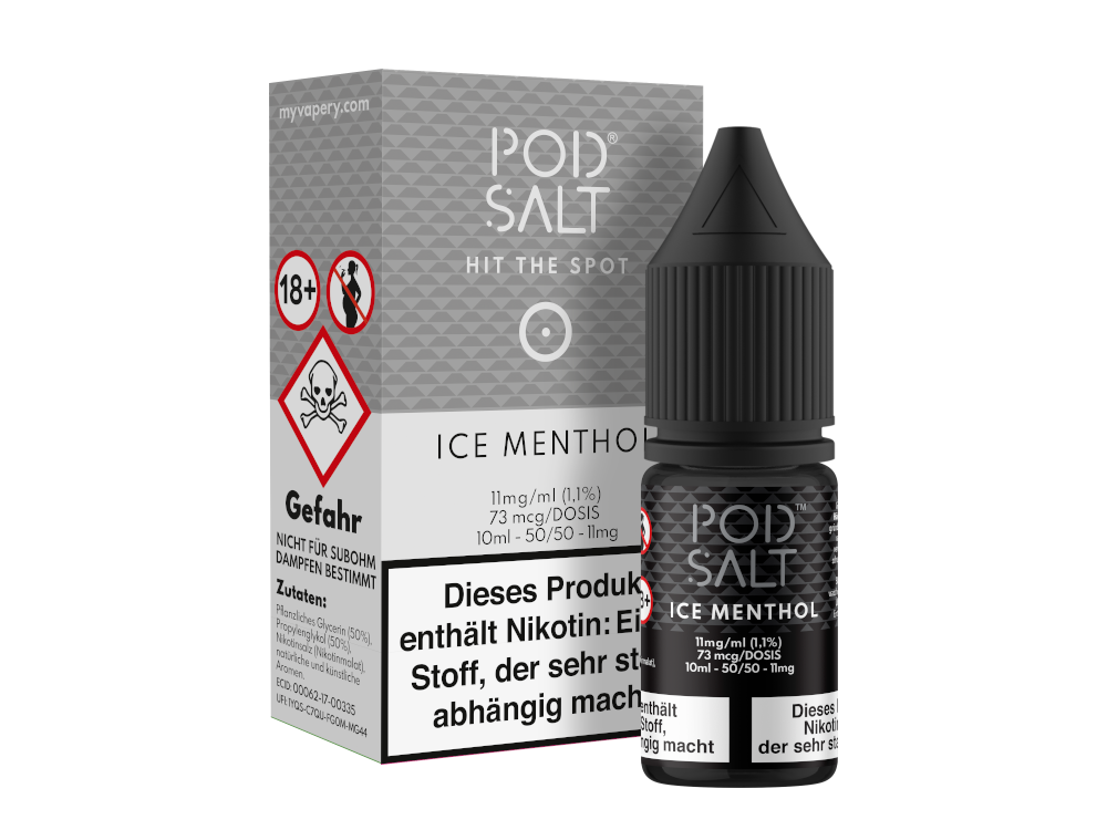 Pod Salt - Ice Menthol - Nikotinsalz Liquid 10ml