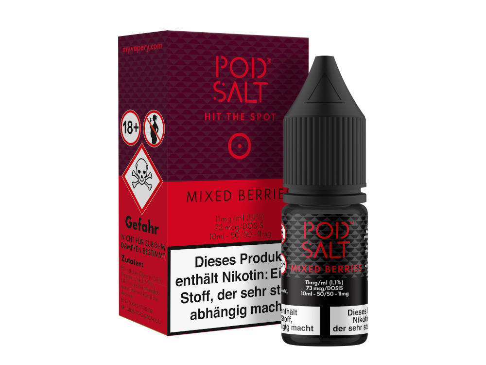 Pod Salt - Mixed Berries - Nikotinsalz Liquid 10ml