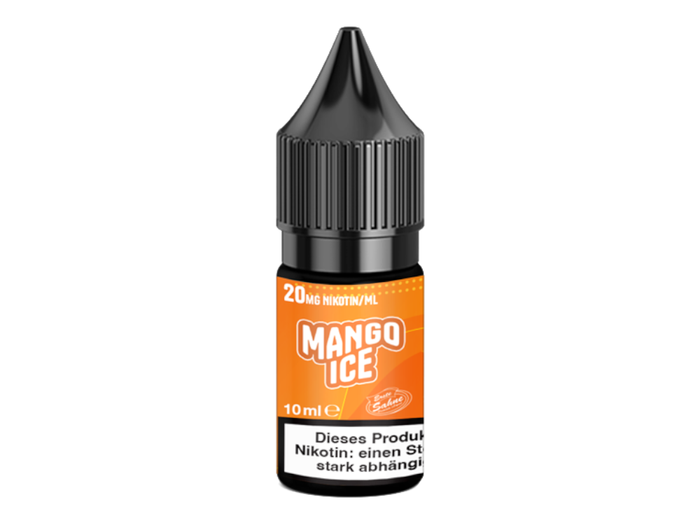 Erste Sahne - Mango Ice - 10ml Hybrid Nikotinsalz Liquid 20 mg/ml