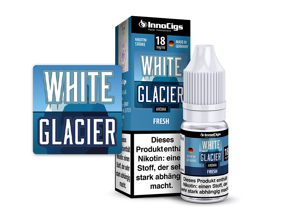 White Glacier Fresh Aroma - 10ml Liquid für E-Zigaretten