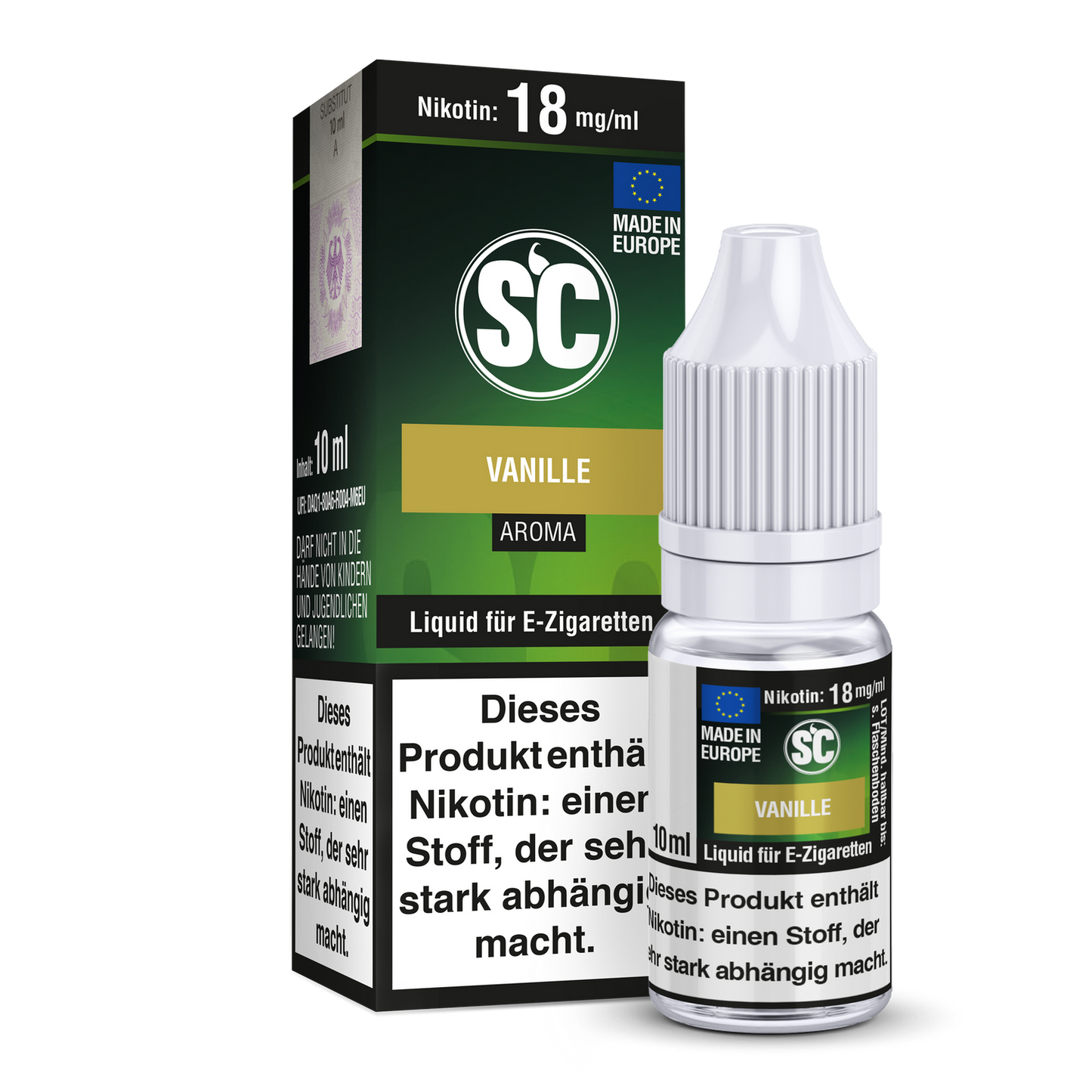 Vanille E-Zigaretten Liquid 10ml