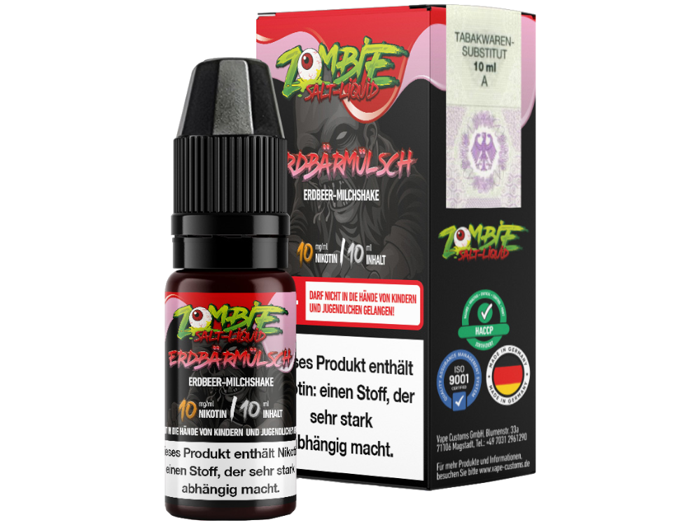 Zombie - Nikotinsalz Liquid 10ml - Erdbärmülsch